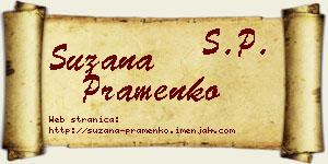 Suzana Pramenko vizit kartica